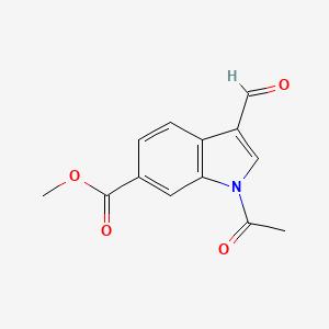 Methyl 1-acetyl-3-formylindole-6-carboxylate