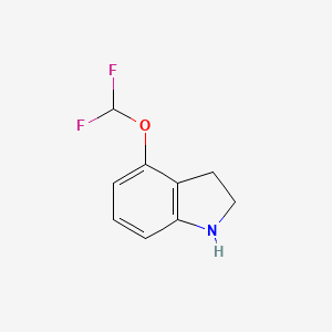 4-(difluoromethoxy)-2,3-dihydro-1H-indole