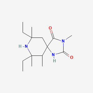 7,9-Diethyl-3,6,7,9-tetramethyl-1,3,8-triazaspiro[4.5]decane-2,4-dione