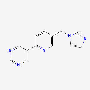 5-(5-Imidazol-1-ylmethyl-pyridin-2-yl)-pyrimidine