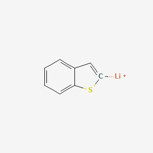 molecular formula C8H5LiS B8532670 Lithium, benzo[b]thien-2-yl- CAS No. 50779-55-0
