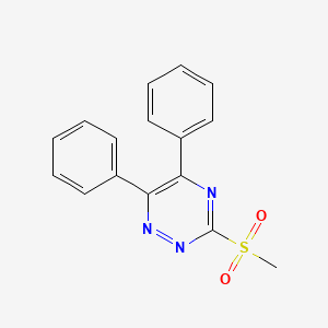 3-(Methanesulfonyl)-5,6-diphenyl-1,2,4-triazine
