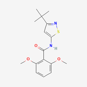 N-(3-tert-Butyl-1,2-thiazol-5-yl)-2,6-dimethoxybenzamide