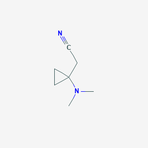 1-(Dimethylamino)cyclopropaneacetonitrile