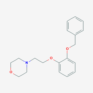 molecular formula C19H23NO3 B8532797 4-[2-(Benzyloxy-phenoxy)-ethyl]-morpholine 