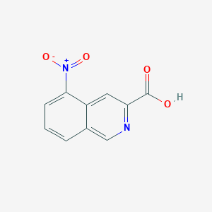 molecular formula C10H6N2O4 B8532909 5-Nitro-3-isoquinolinecarboxylic acid CAS No. 80066-72-4