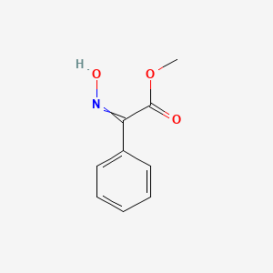 molecular formula C9H9NO3 B8532926 Methyl 2-hydroxyimino-2-phenylacetate 