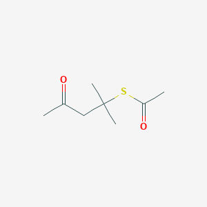 S-(2-Methyl-4-oxopentan-2-yl) ethanethioate