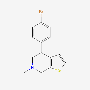 4-(4-Bromophenyl)-6-methyl-4,5,6,7-tetrahydrothieno[2,3-c]pyridine