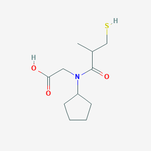 (S)-[Cyclopentyl-(3-mercapto-2-methyl-propionyl)-amino]-acetic acid