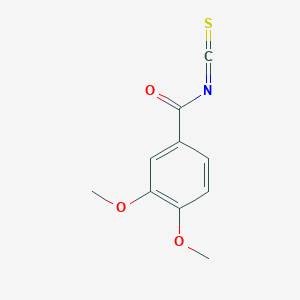 molecular formula C10H9NO3S B8533001 3,4-Dimethoxy-1-benzenecarbonyl isothiocyanate 