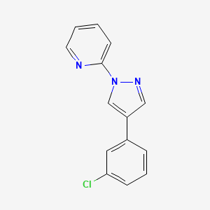 2-[4(3-chlorophenyl)-1H-pyrazol-1-yl]pyridine