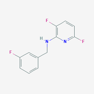 3,6-difluoro-N-(3-fluorobenzyl)pyridine-2-amine