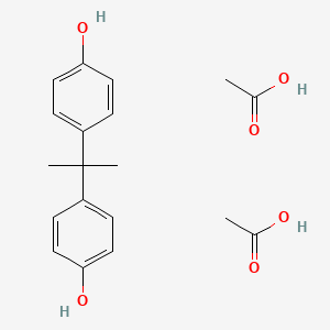 molecular formula C19H24O6 B8533045 Bisphenol-a diacetate 