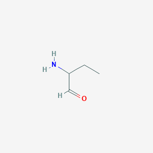 molecular formula C4H9NO B8533048 Aminobutanal 