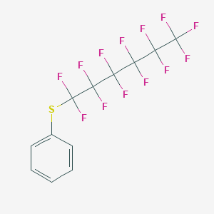 [(Tridecafluorohexyl)sulfanyl]benzene