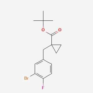 tert-Butyl 1-(3-bromo-4-fluorobenzyl)cyclopropanecarboxylate