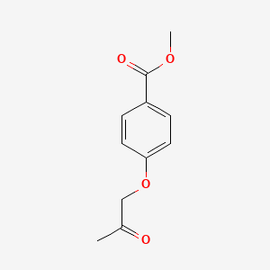 molecular formula C11H12O4 B8533075 Methyl 4-(2-oxopropoxy)benzoate 