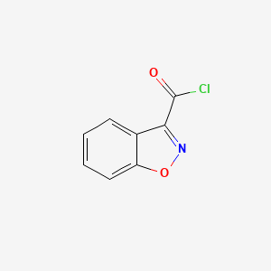 molecular formula C8H4ClNO2 B8533210 Benzo[d]isoxazole-3-carbonyl Chloride 