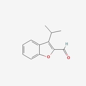 3-Isopropylbenzofuran-2-carbaldehyde