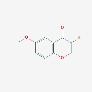 molecular formula C10H9BrO3 B8533256 3-Bromo-6-methoxy-4-chromanone 