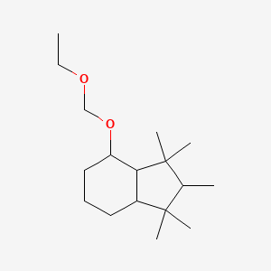 molecular formula C17H32O2 B8533264 4-(Ethoxymethoxy)-1,1,2,3,3-pentamethyloctahydro-1H-indene CAS No. 924277-57-6