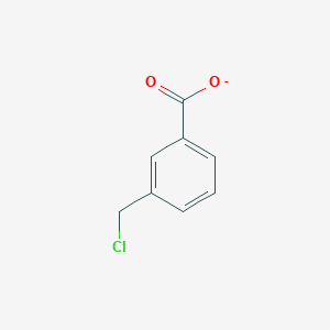 molecular formula C8H6ClO2- B8533320 3-(Chloromethyl)benzoate 