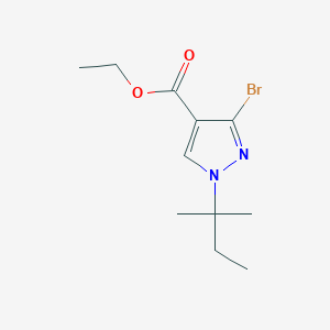 ethyl 3-bromo-1-tert-pentyl-1H-pyrazole-4-carboxylate