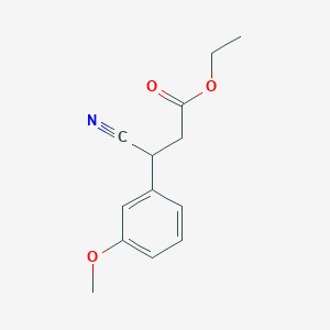 Ethyl 3-cyano-3-(3-methoxyphenyl)propanoate