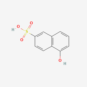 molecular formula C10H8O4S B8533483 5-Hydroxy-2-naphthalenesulfonic acid CAS No. 16500-22-4