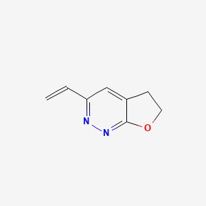 molecular formula C8H8N2O B8533503 3-Ethenyl-5,6-dihydrofuro[2,3-c]pyridazine 