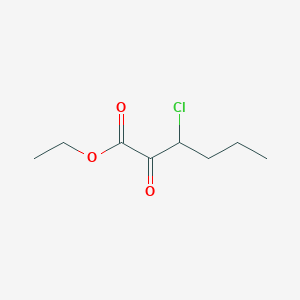 molecular formula C8H13ClO3 B8533506 Ethyl 3-chloro-2-oxohexanoate 