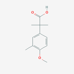 2-(4-Methoxy-3-methylphenyl)-2-methylpropanoic acid