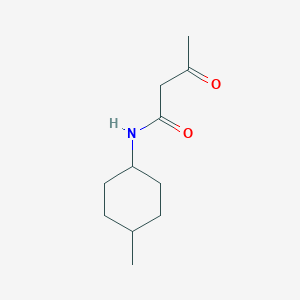 molecular formula C11H19NO2 B8533546 N-(4-methylcyclohexyl)-acetylacetamide 
