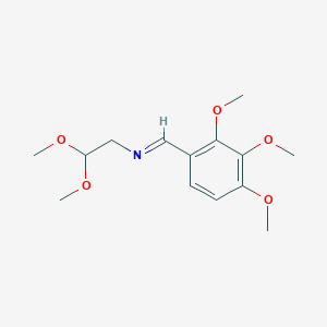 (2,3,4-Trimethoxybenzylidene)-(2,2-dimethoxyethyl)amine