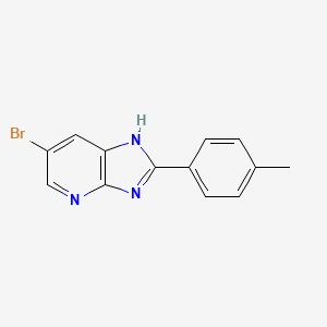 molecular formula C13H10BrN3 B8533576 6-Bromo-2-(4-methylphenyl)-3H-imidazo[4,5-b]pyridine 