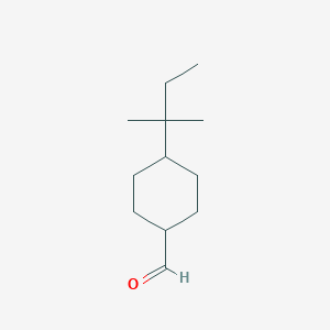molecular formula C12H22O B8533606 4-Tert.amyl-cyclohexane-1-carboxaldehyde 