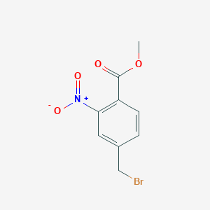 molecular formula C9H8BrNO4 B8533627 Methyl 4-bromomethyl-2-nitrobenzoate 