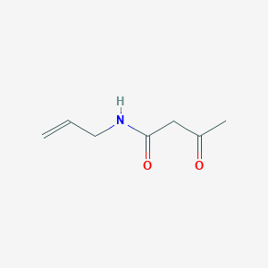 molecular formula C7H11NO2 B8533697 N-Allyl-3-oxobutanamide CAS No. 41153-95-1