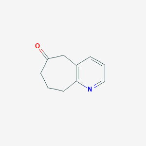 molecular formula C10H11NO B8533711 8,9-Dihydro-5H-cyclohepta[b]pyridin-6(7H)-one 