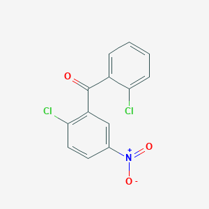 molecular formula C13H7Cl2NO3 B8533742 2,2'-Dichloro-5-nitrobenzophenone 