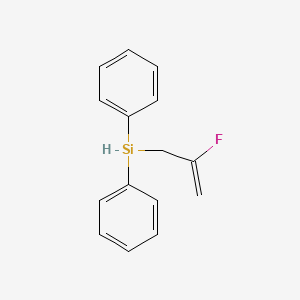 2-Fluoroprop-2-enyl(diphenyl)silane