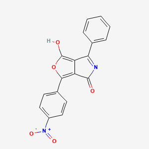 3-(p-Nitrophenyl)-6-phenylfuro[3,4-c]pyrrole-1,4-dione