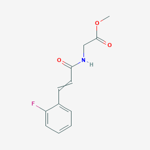 Methyl 2-[3-(2-fluorophenyl)prop-2-enamido]acetate