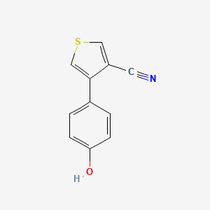 4-(4-Hydroxyphenyl)thiophene-3-carbonitrile