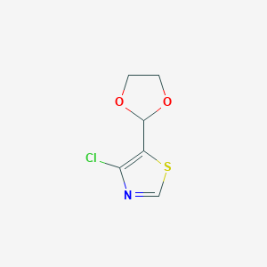4-Chloro-5-[1,3]dioxolan-2-yl-thiazole