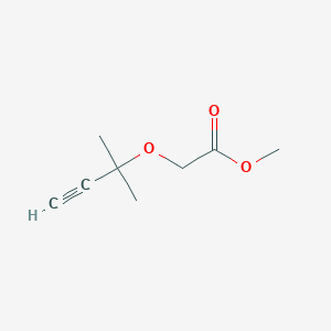 (1,1-Dimethylprop-2-ynyloxy)acetic acid methyl ester