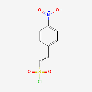 molecular formula C8H6ClNO4S B8534087 4-Nitrostyrylsulfonyl chloride 