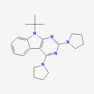 9-tert-Butyl-2,4-di(pyrrolidin-1-yl)-9H-pyrimido[4,5-b]indole