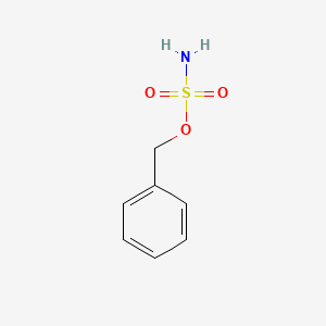 molecular formula C7H9NO3S B8534212 Sulfamic acid benzyl ester 